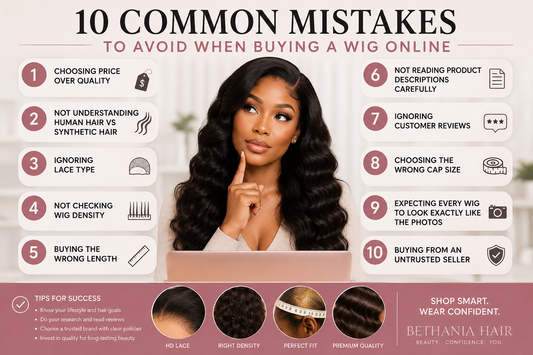 10 Common Mistakes to Avoid When Buying a Wig Online | Bethania Hair