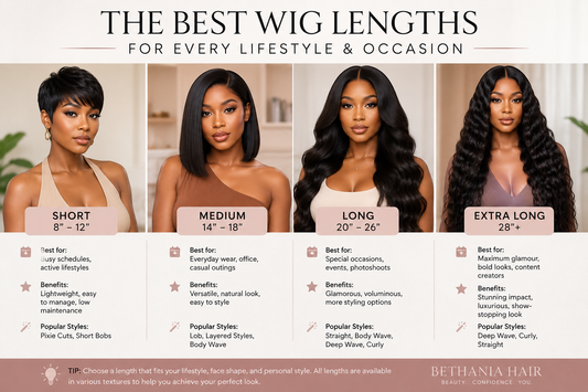 The Best Wig Lengths for Every Lifestyle and Occasion | Bethania Hair