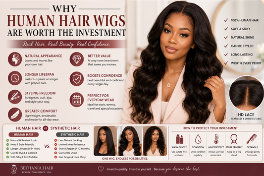 Why Human Hair Wigs Are Worth the Investment | Bethania Hair