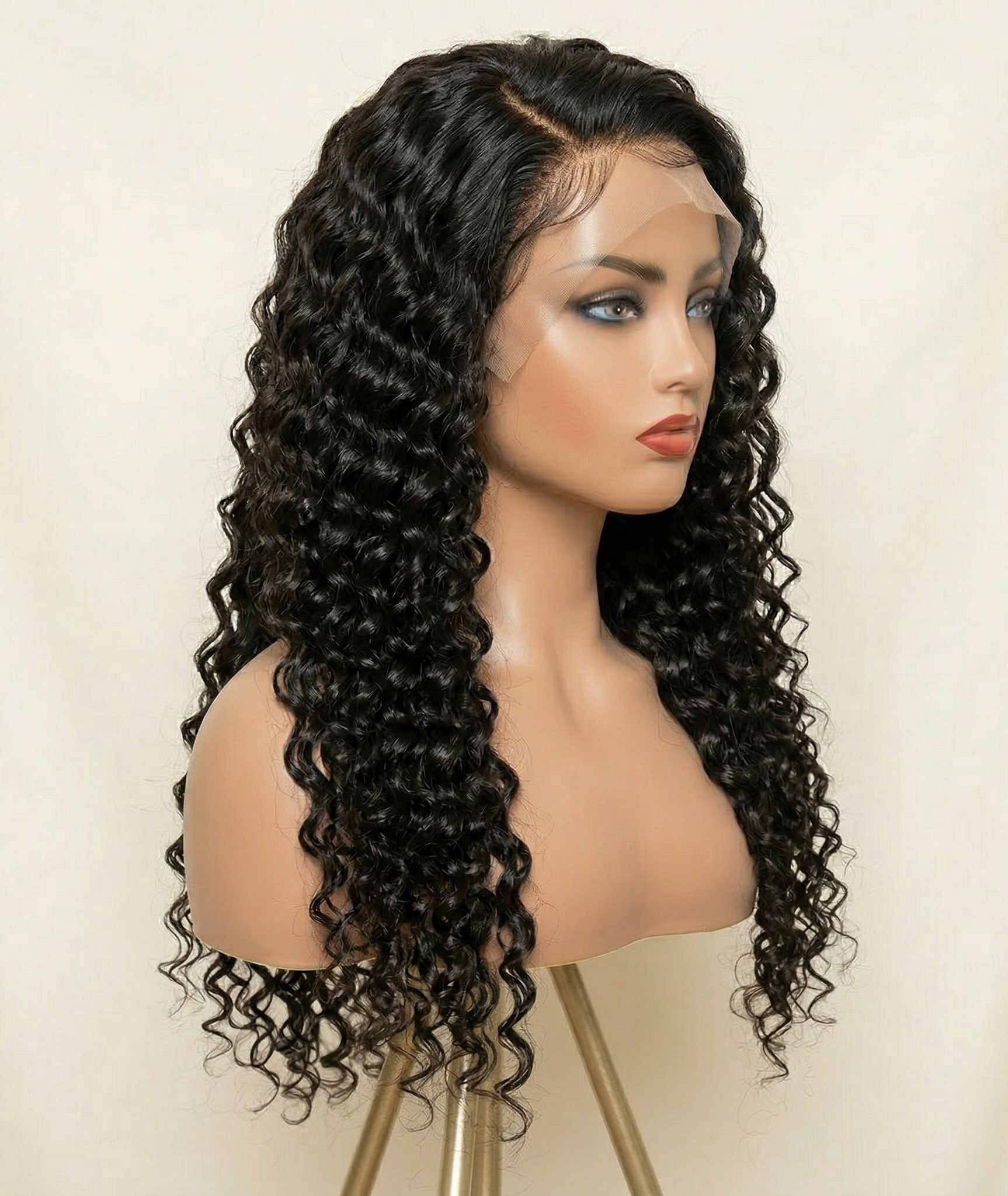 Luxury Deep Wave HD Lace Human Hair Wig