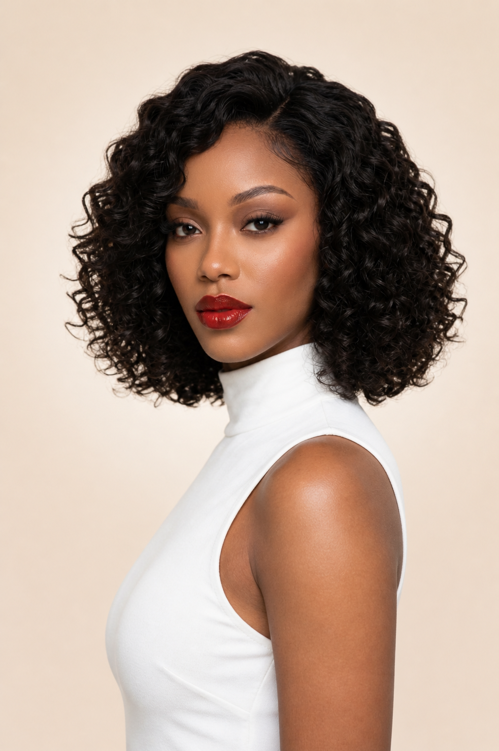 Luxury Curly Bob HD Lace Human Hair Wig