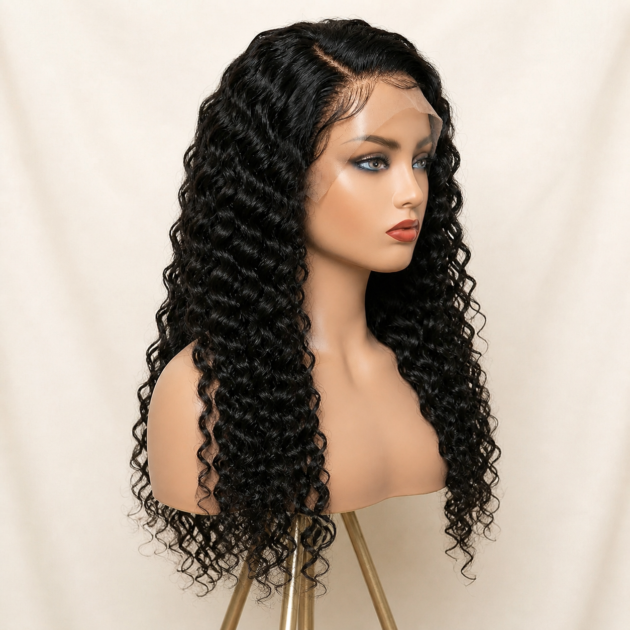 Luxury Deep Wave HD Lace Human Hair Wig