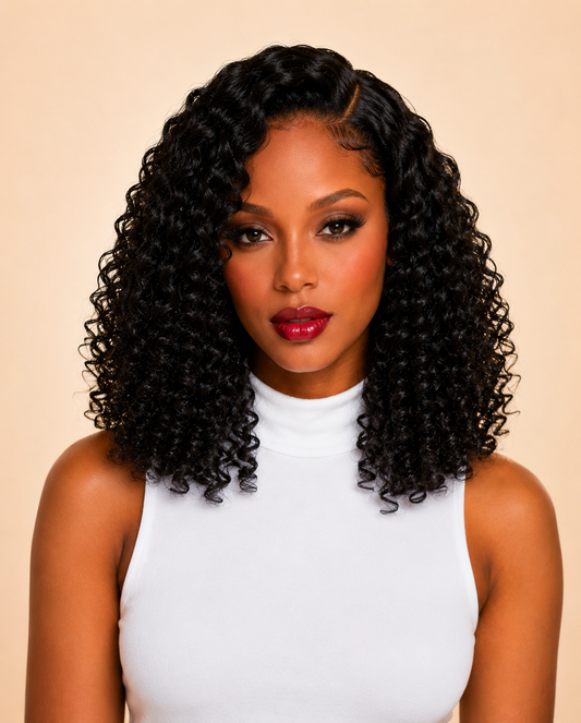 Luxury Deep Wave HD Lace Human Hair Wig